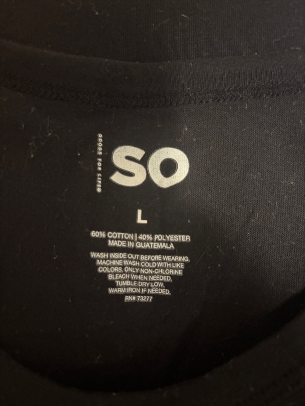 black so crewneck short sleeve - Picture 2 of 2